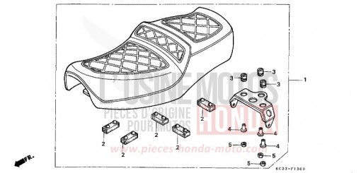SIEGE CM125CF de 1985